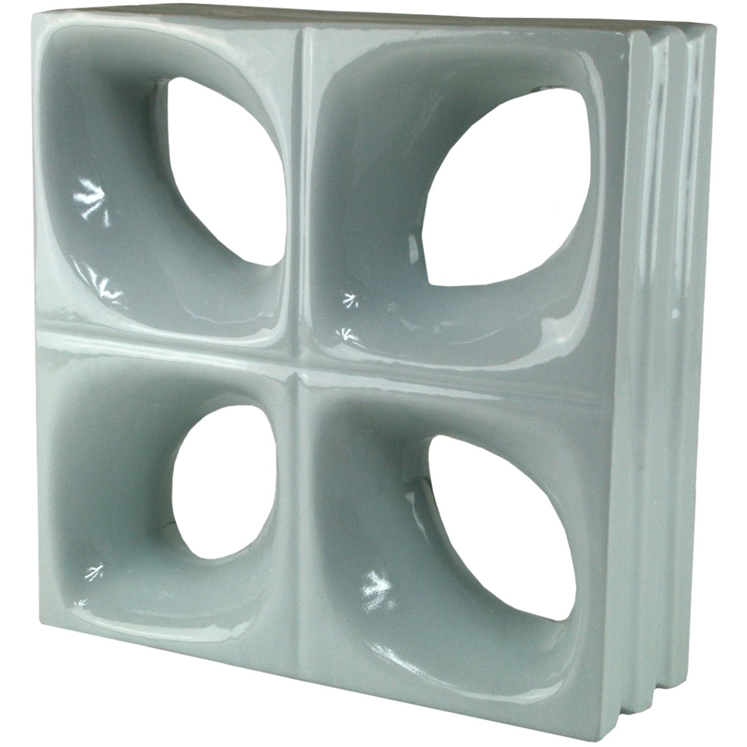 Fuchs Design Keramická luxfera Style'n Art Deko Daisy šedá, 24 x 24 x 8 cm