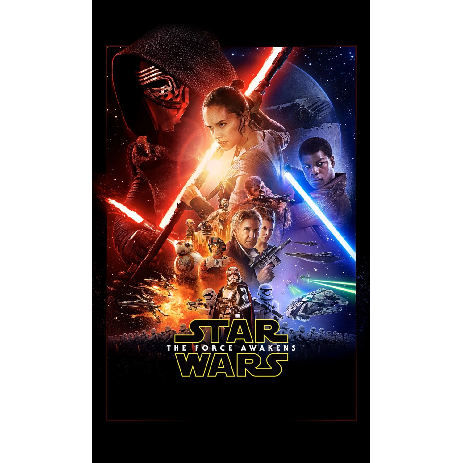 Komar Vliesová fototapeta Star Wars EP7 Official Movie Poster 120 x 200 cm