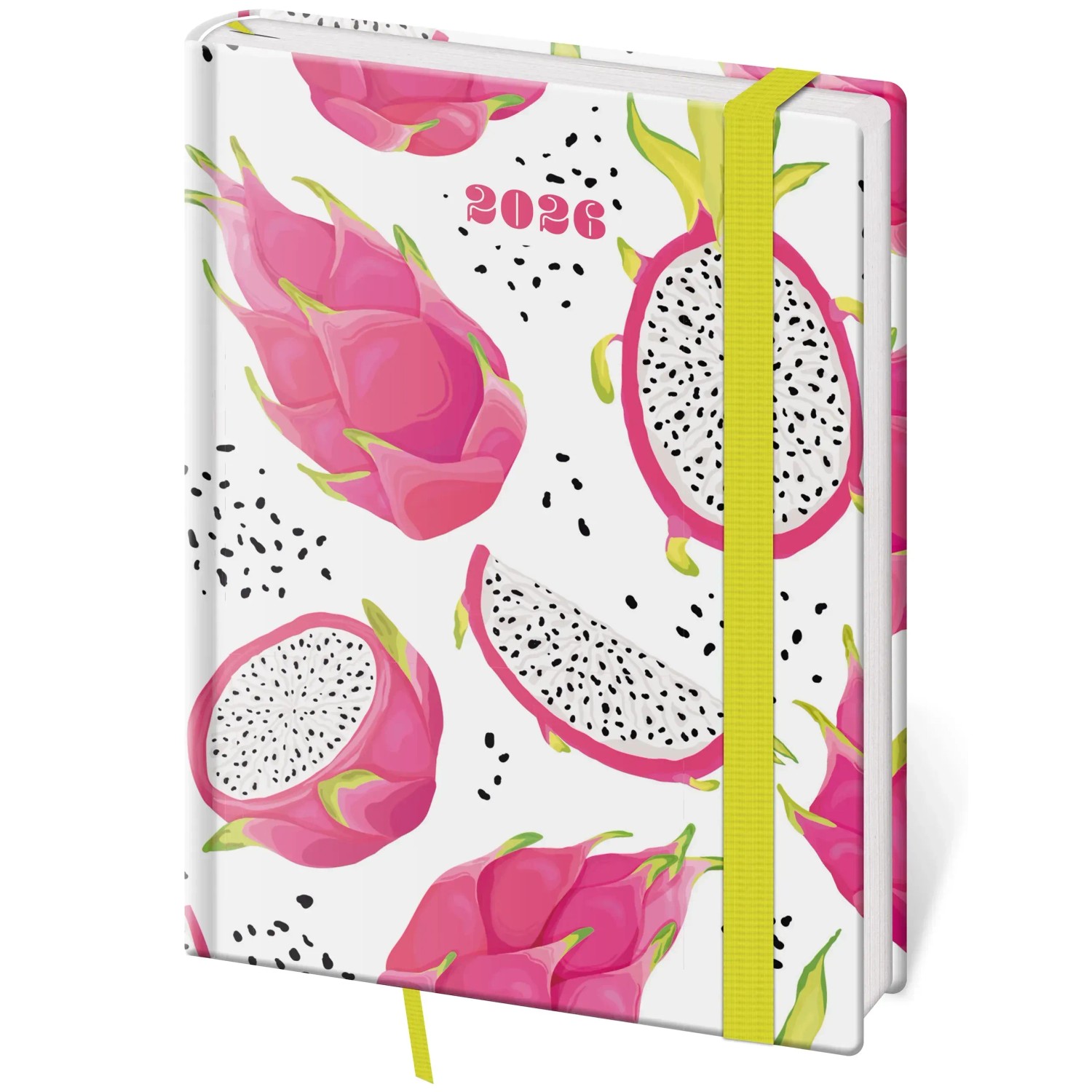 Helma 365 Diář týdenní B6 Vario 2026, Pitaya s gumičkou
