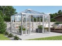 Vitavia Skleník Fortuna 10200 HKP 10/ESG 3, elox.hliník, 322 x 317 cm, 10,2 m2