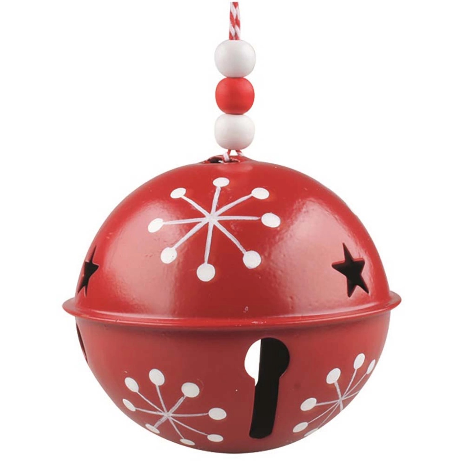 Rolnička kovová na zavěšení o 10 cm červená Anděl Přerov s.r.o.