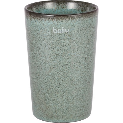 baliv Kelímek na zubní kartáčky Moss Green trend, zelený, keram., 12,6 x 8,2 cm