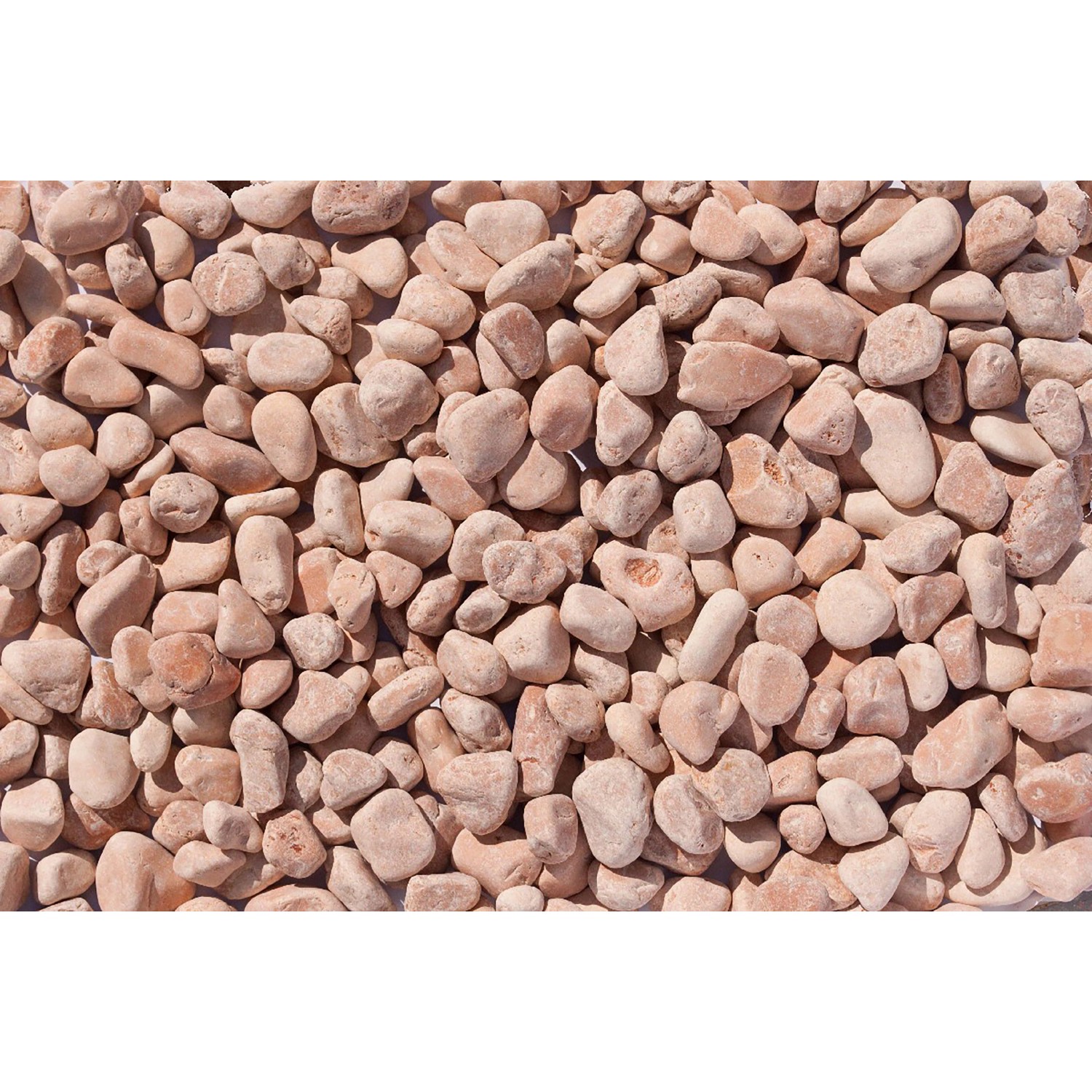 Mramorové okrasné oblázky veronská červená 15-25 mm 25 kg PE pytel