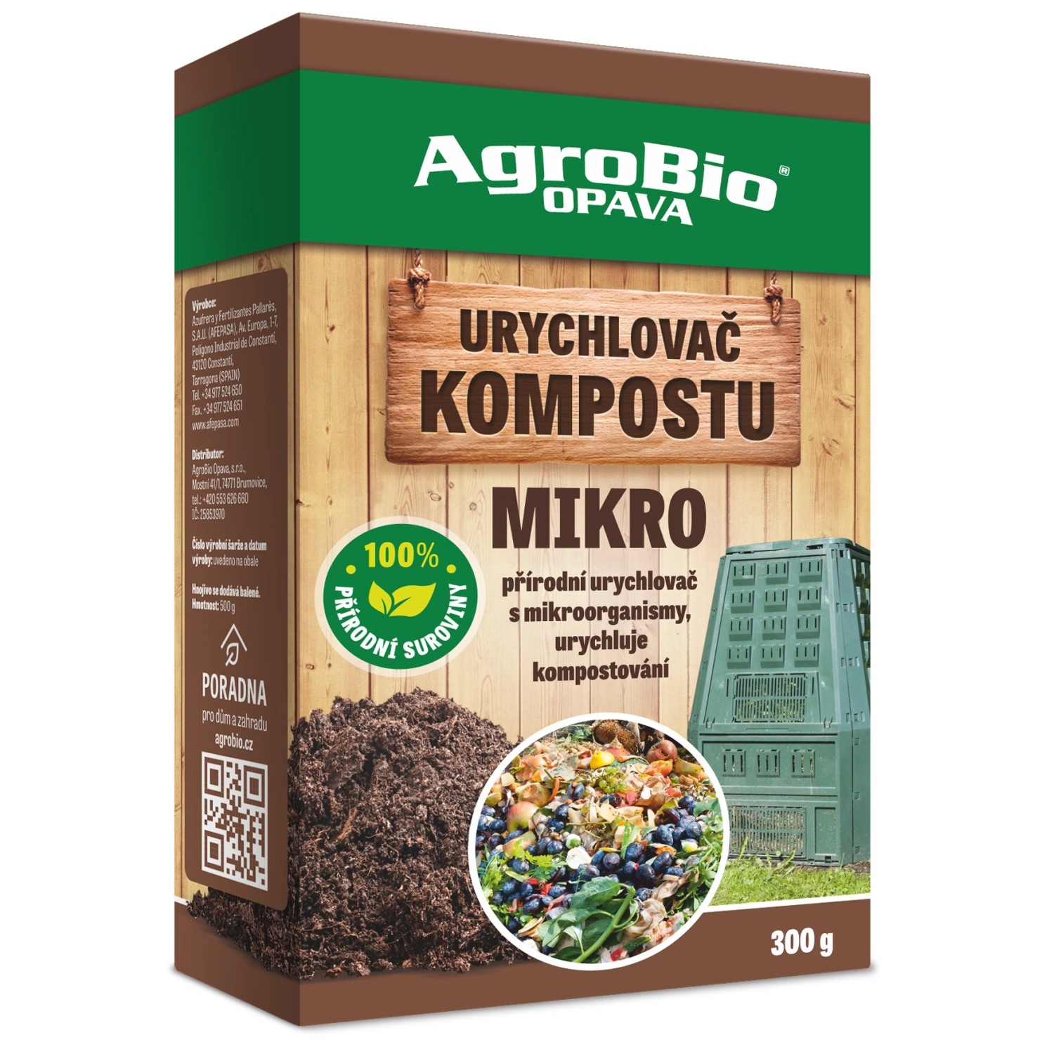 AgroBio Opava Urychlovač kompostu MIKRO, 300 g