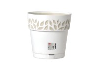 Stefanplast Samozavlažovací květináč OPERA CLOE, bílá, pr. 20 x 19 cm Stefanplast Samozavlažovací květináč OPERA CLOE, bílá, pr. 20 x 19 cm