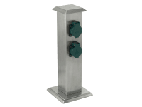 EGLO Venkovní zásuvkový sloupek PARK 4 400 x 110 x 110 mm EGLO Venkovní zásuvkový sloupek PARK 4 400 x 110 x 110 mm