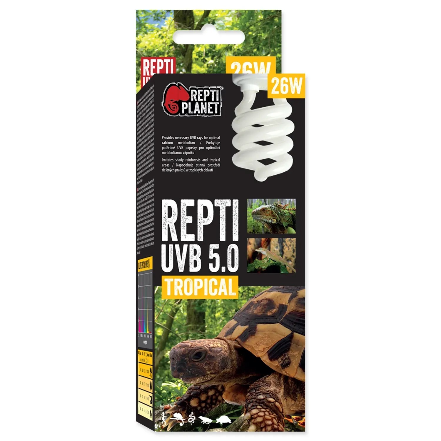 Levně Repti Planet Žárovka Repti UVB 5.0 Tropical 26 W