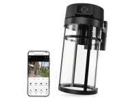 EMOS GoSmart Venkovní otočná kamera IP-1300 LANTERN s WiFi a světlem, černá