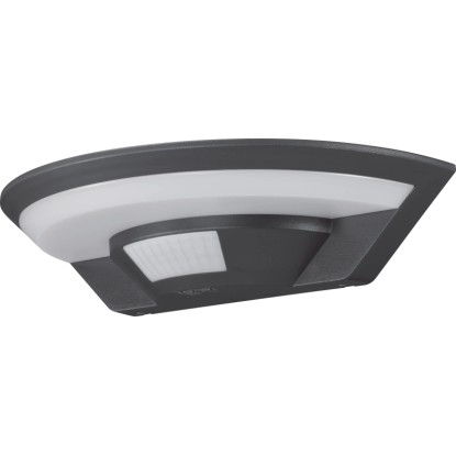 EURAKLES Venkovní nástěnné svítidlo LED UFO s pohyb. senzorem antracit 10 W IP65