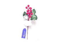 Větvička cesmíny s rolničkou 25 cm Větvička cesmíny s rolničkou 25 cm