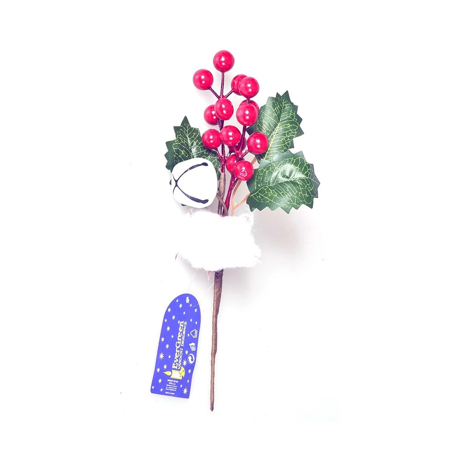 Větvička cesmíny s rolničkou 25 cm