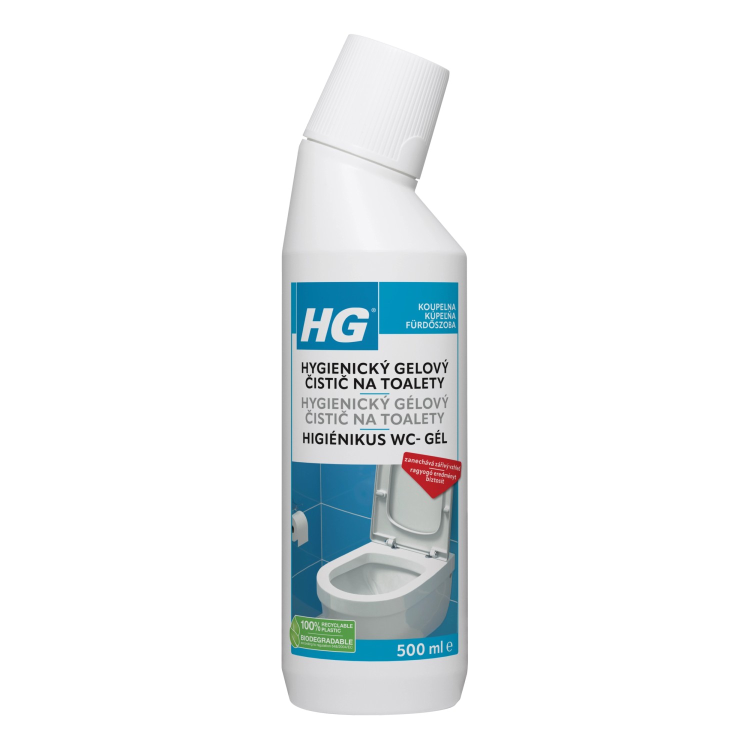 HG Hygienický gel na toalety 500 ml