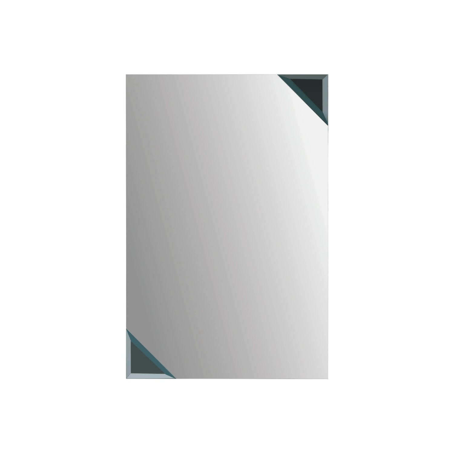 Kristall-Form Zrcadlo Charly, sklo na skle, 60 x 40 cm