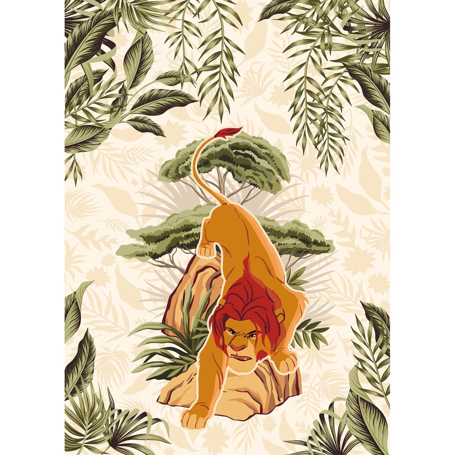 Komar Vliesová fototapeta Lion King Long Live The King 200 x 280 cm