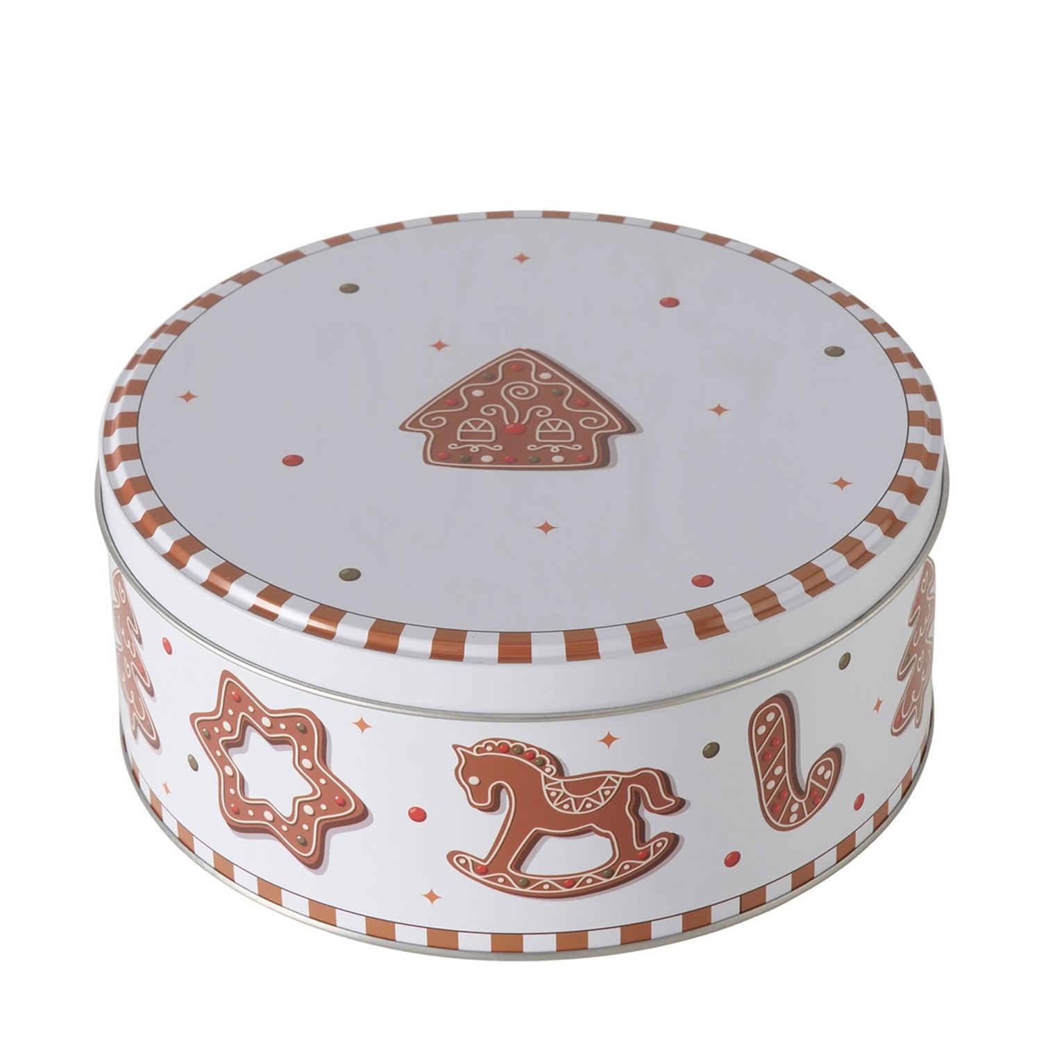 Boltze Kovová dóza Ginger S, 8 x 18 x 8 cm