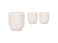 Keramický květináč Vintage bílý pr. 6 x 5 cm Keramický květináč Vintage bílý pr. 6 x 5 cm