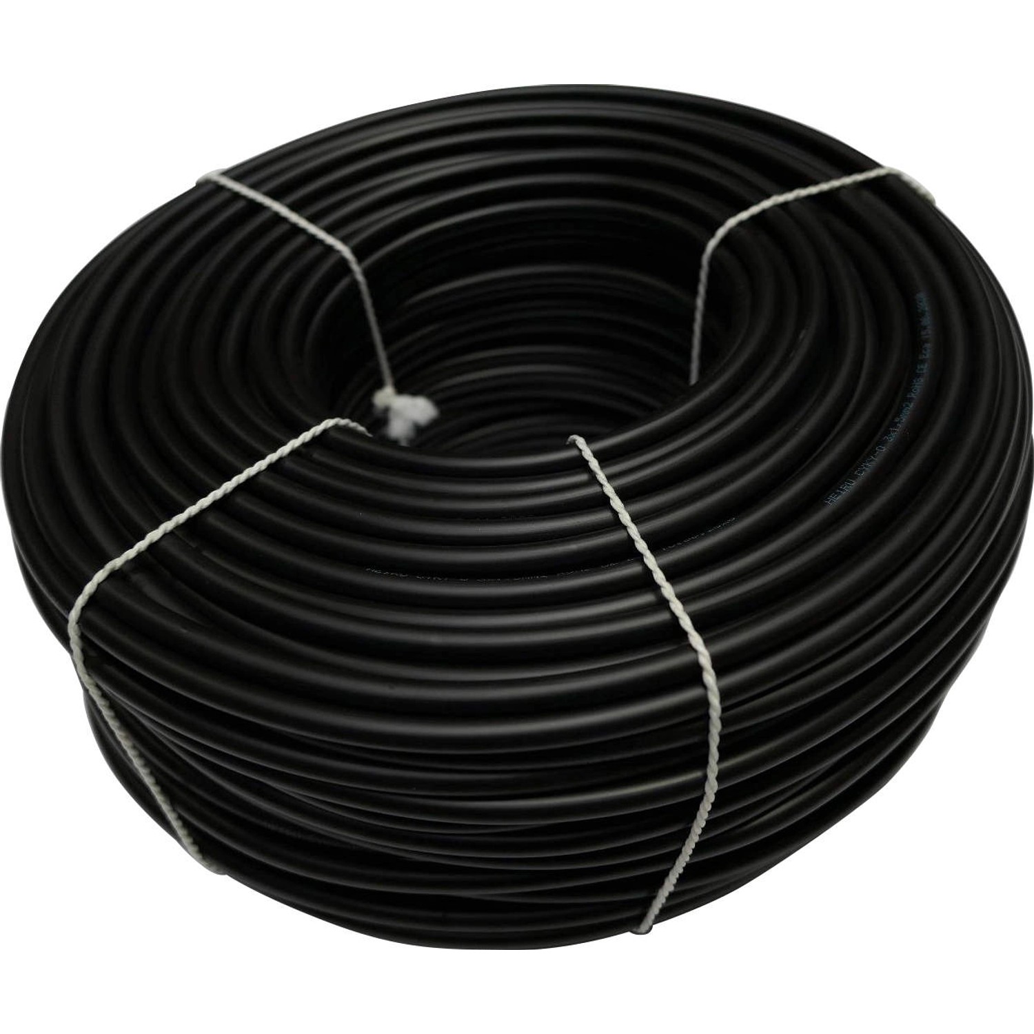 Silový kabel kulatý CYKY-O 3x1,5 mm, černá - metráž