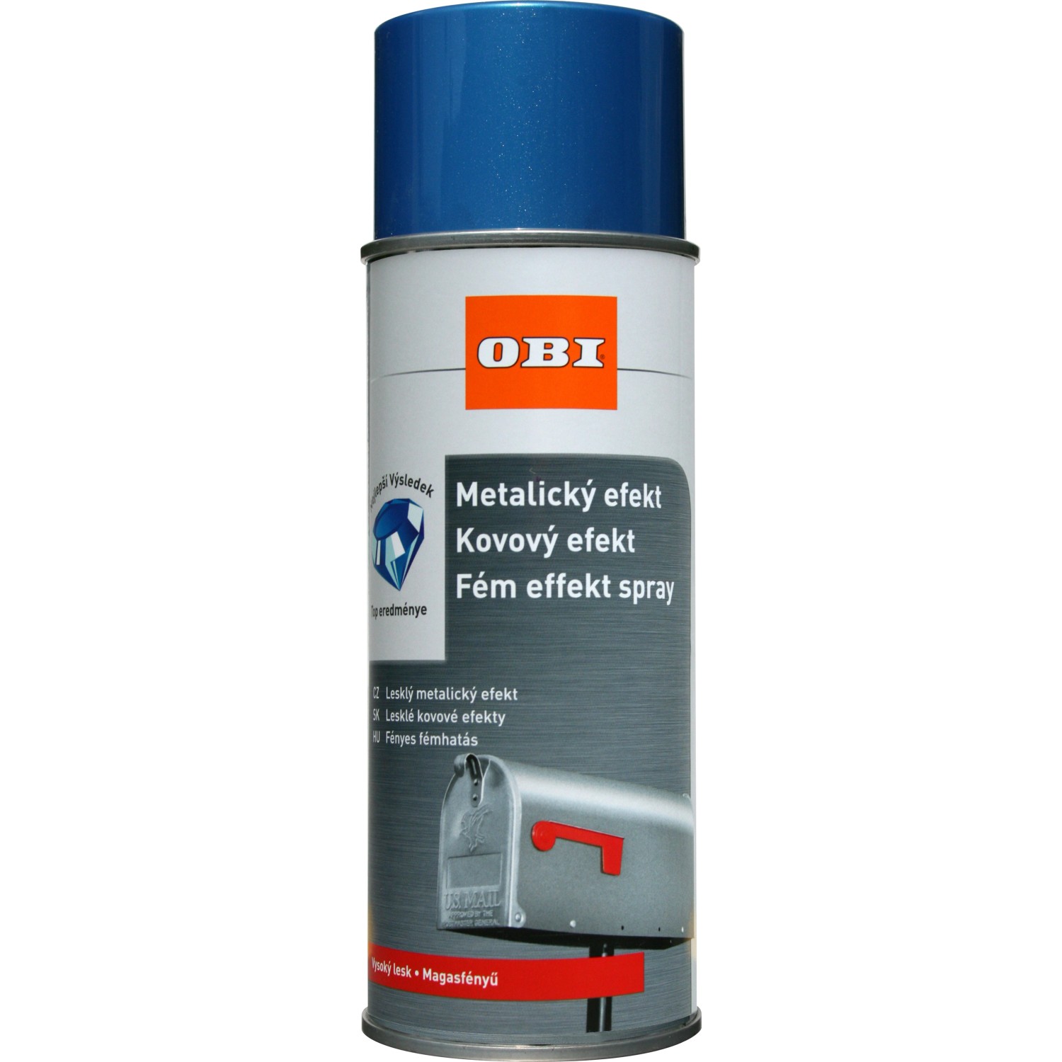 OBI Barva metalický efekt modrá 400 ml