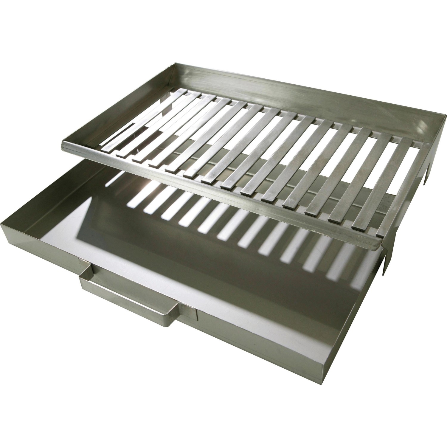 Buschbeck Rošt na oheň s popelníkem pro zděné grilovací krby, 46 x 9 x 30 cm