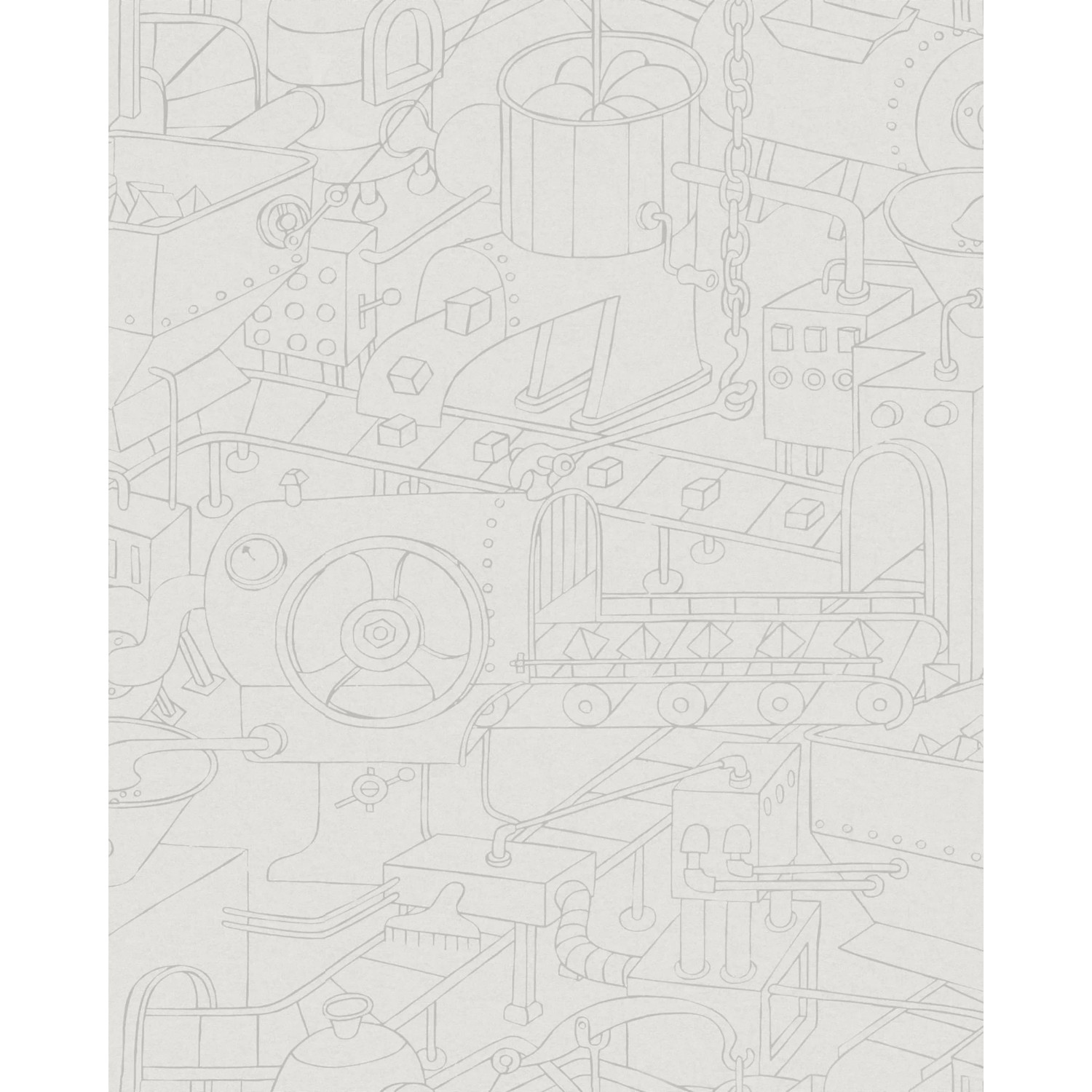 Komar Vliesová fototapeta Doodle Factory 250 x 200 cm