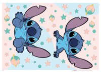 Komar Samolepka na zeď Stitch Dream 50 x 70 cm, 49dílná