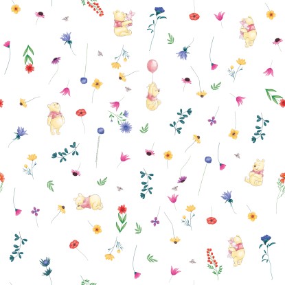 Komar Vliesová fototapeta Medvídek Pú - Summer 53 x 10,05 cm