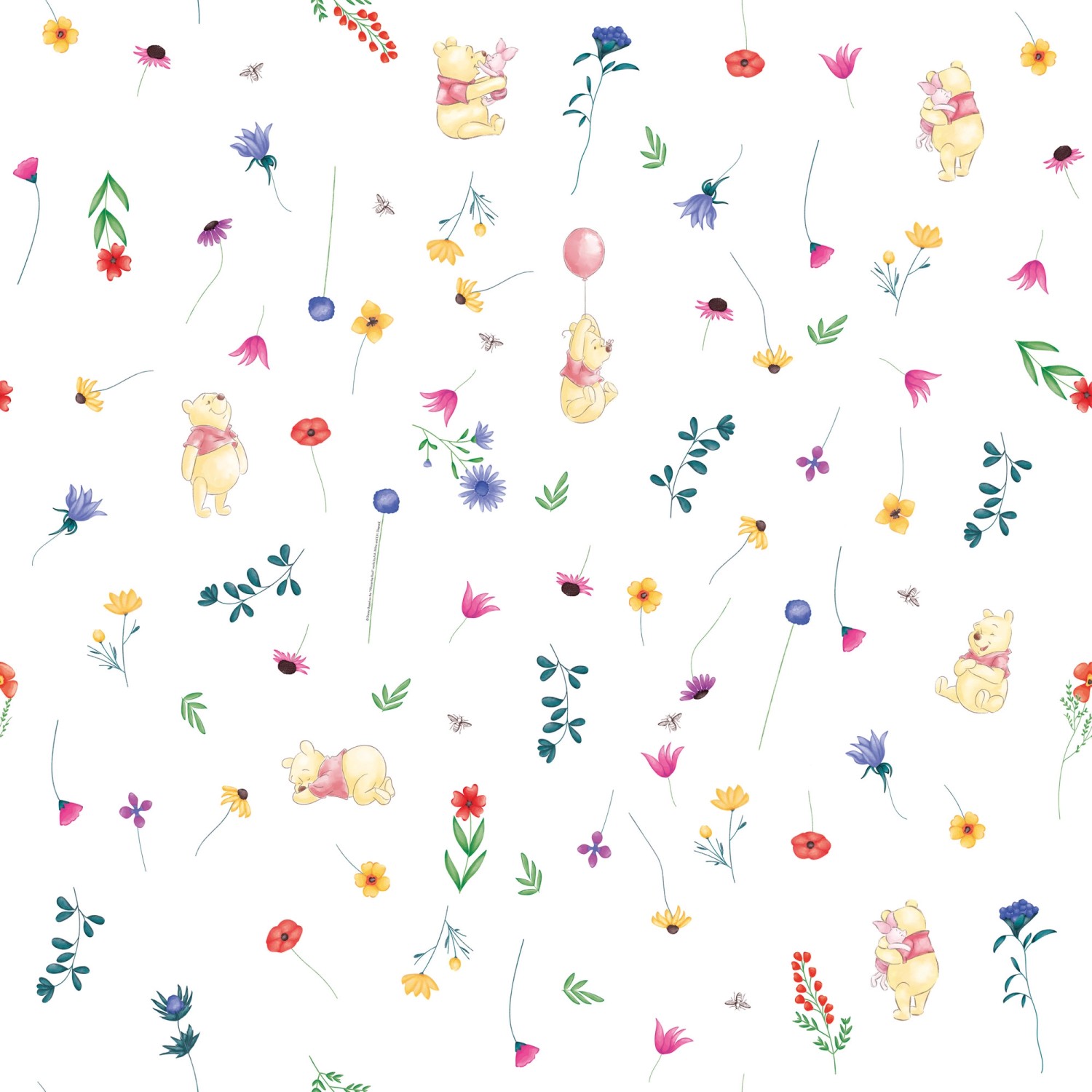Komar Vliesová fototapeta Medvídek Pú - Summer 53 x 10,05 cm