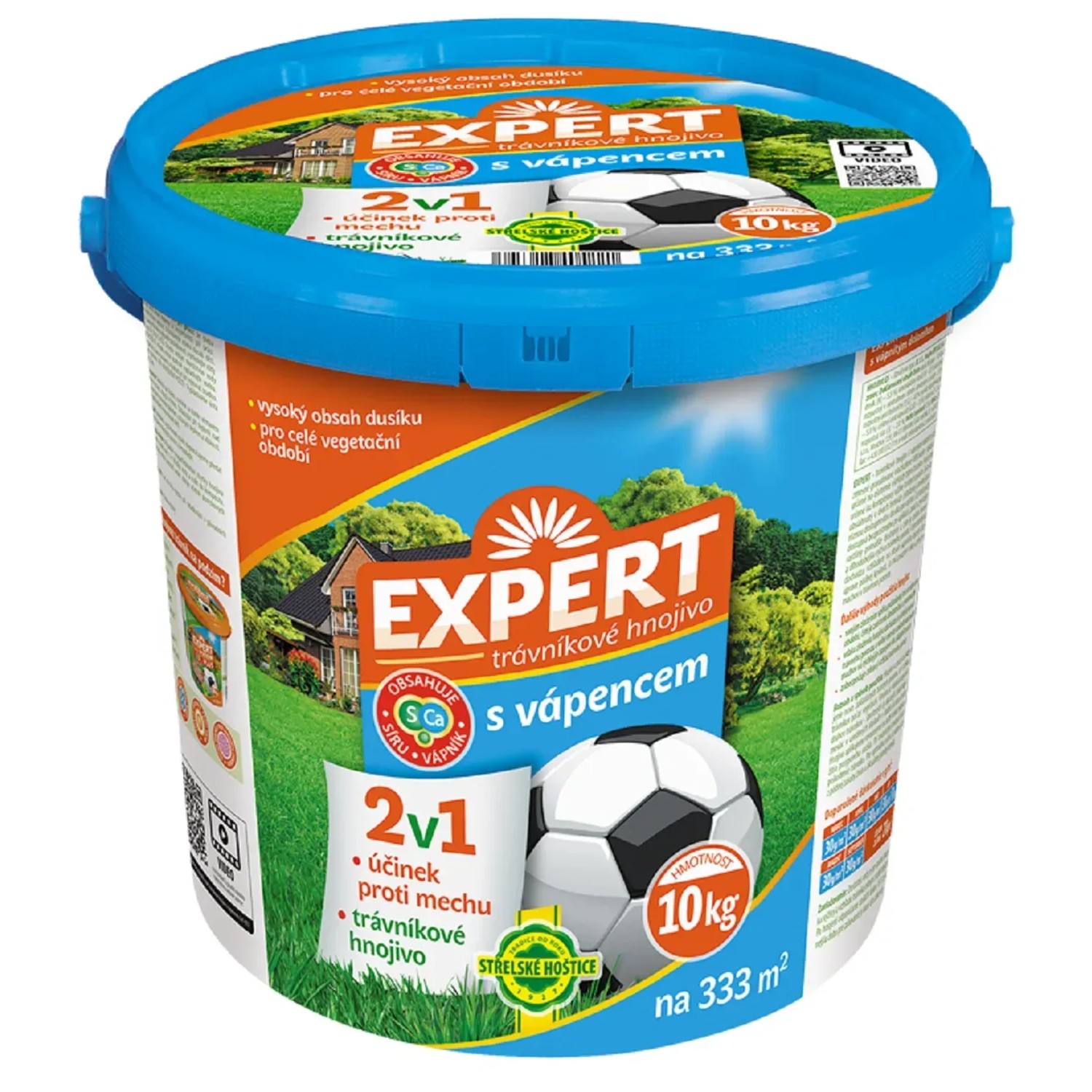 Expert Trávníkové hnojivo 2v1 s vápencem 10 kg