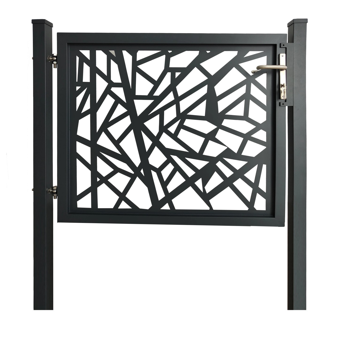 Floraworld Dekor. jednokřídlá branka Amsterdam k zabet. antracit 120 x 100 cm