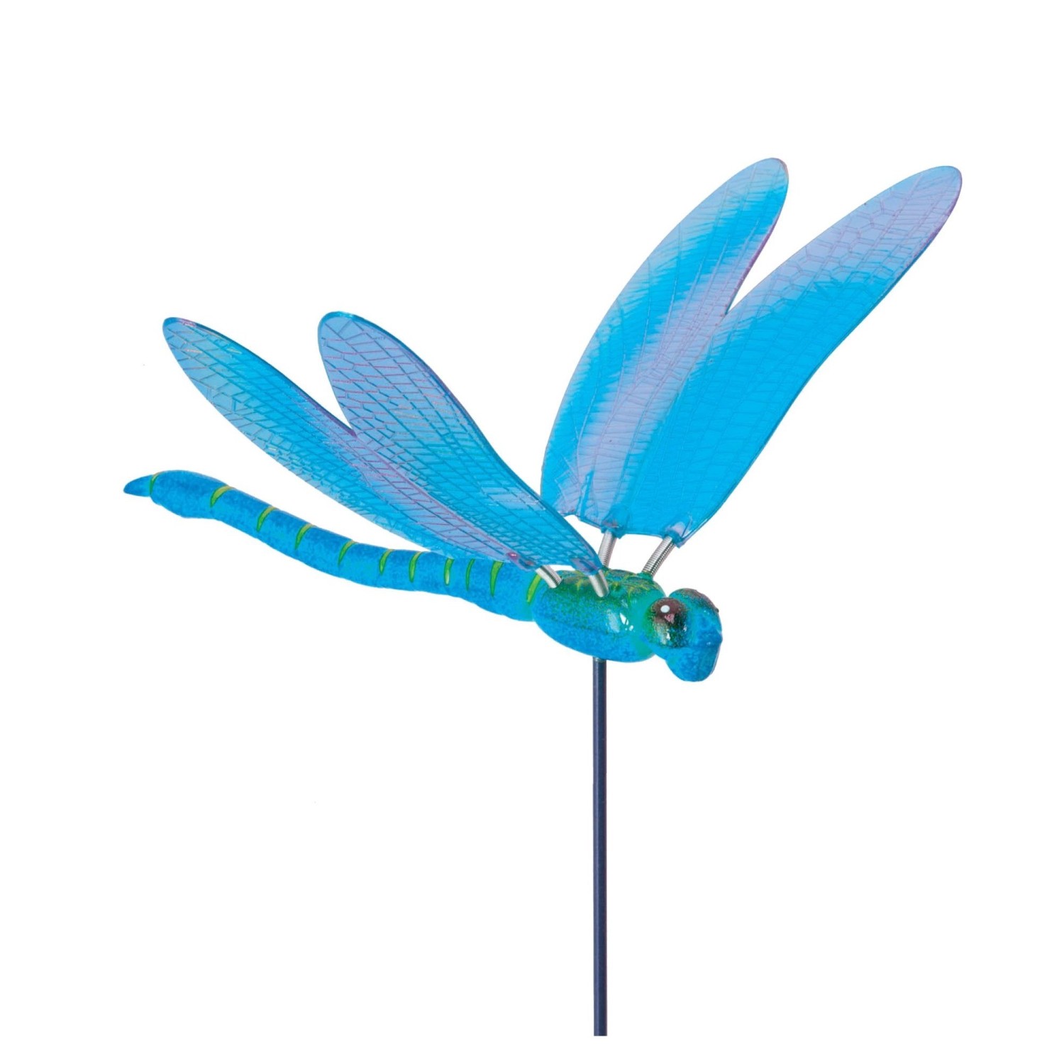 Dekorativní zahradní zápich Fun Spinner vážka, 49 cm, 1 ks