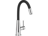 baliv Páková umyvadlová baterie WT-690 s flexi ramenem, černá-chrom baliv Páková umyvadlová baterie WT-690 s flexi ramenem, černá-chrom