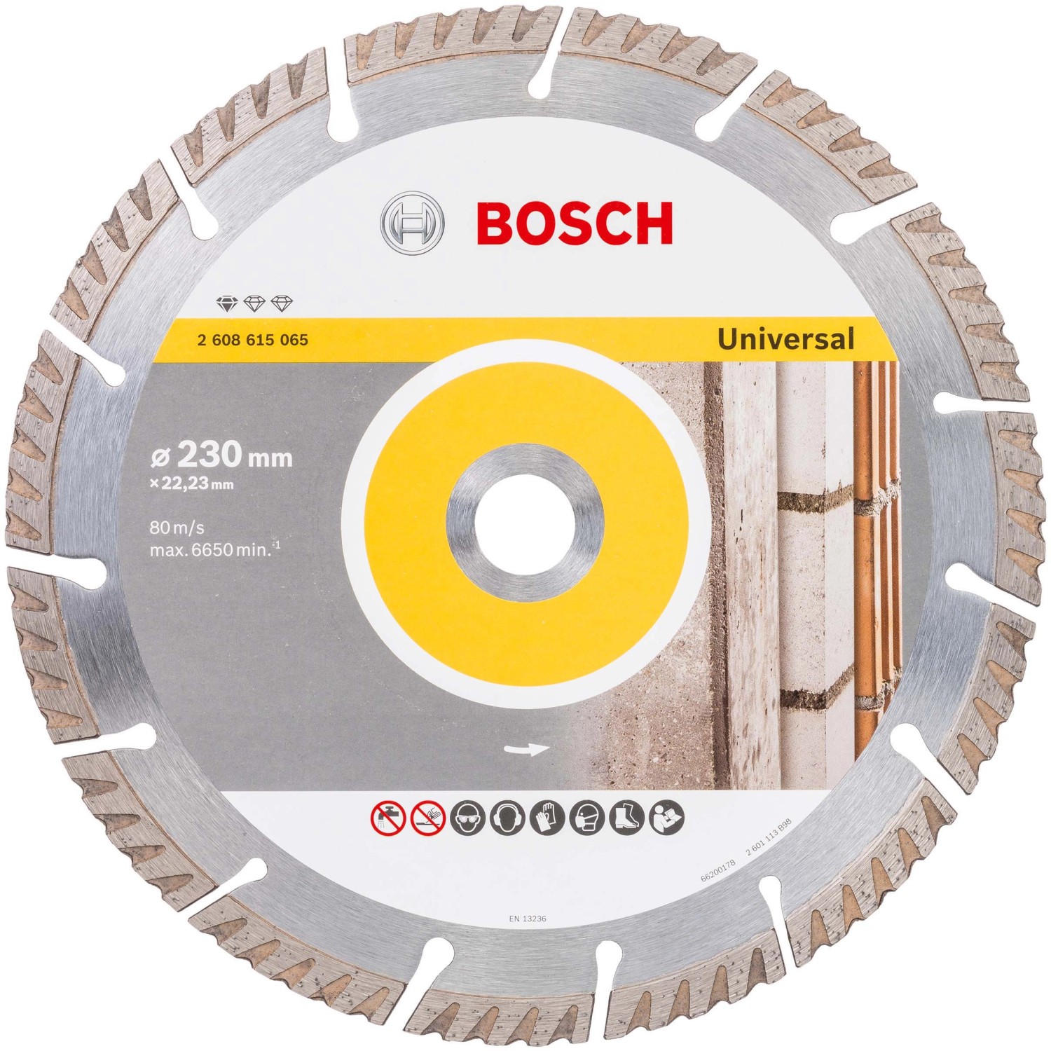 Kotouč DIA Bosch Standard for Uni. 230×22,23×2,6×10 mm