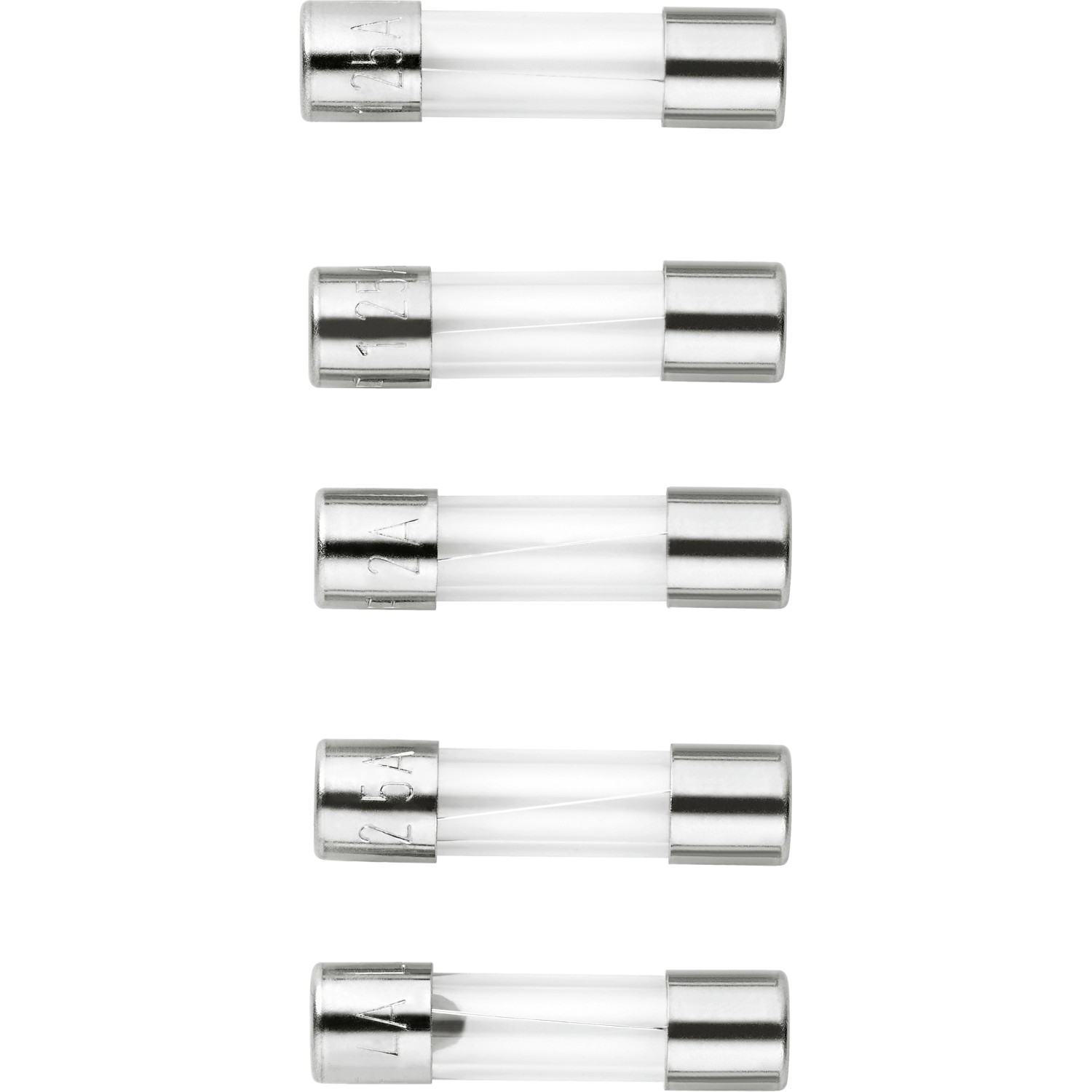 OBI Sada jemných pojistek 1,25-4 A rychlé, 10 ks