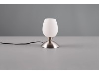 Trio Stolní lampa Cup II, matný nikl, pr. 12 x 18 cm