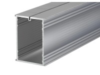 GS Terrassen Hliníkový profil ALUecofix JUMBO, 80 x 120 x 4000 mm
