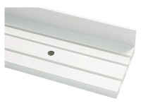 Gardinia Záclonová kolejnička P2Ü bílá 150 cm Gardinia Záclonová kolejnička P2Ü bílá 150 cm