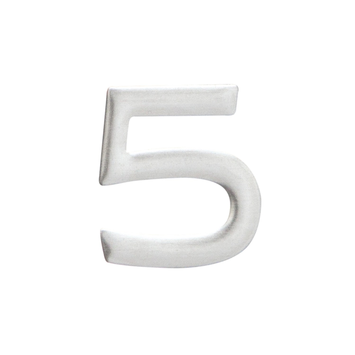 Cobra Číslice nalepovací 5 - 25 mm, nerez