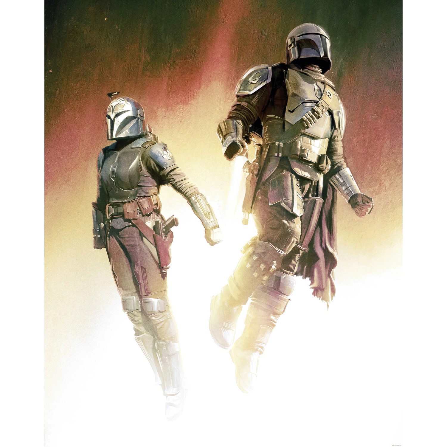 Komar Vliesová fototapeta Star Wars The Mandalorian Flight 200 x 250 cm