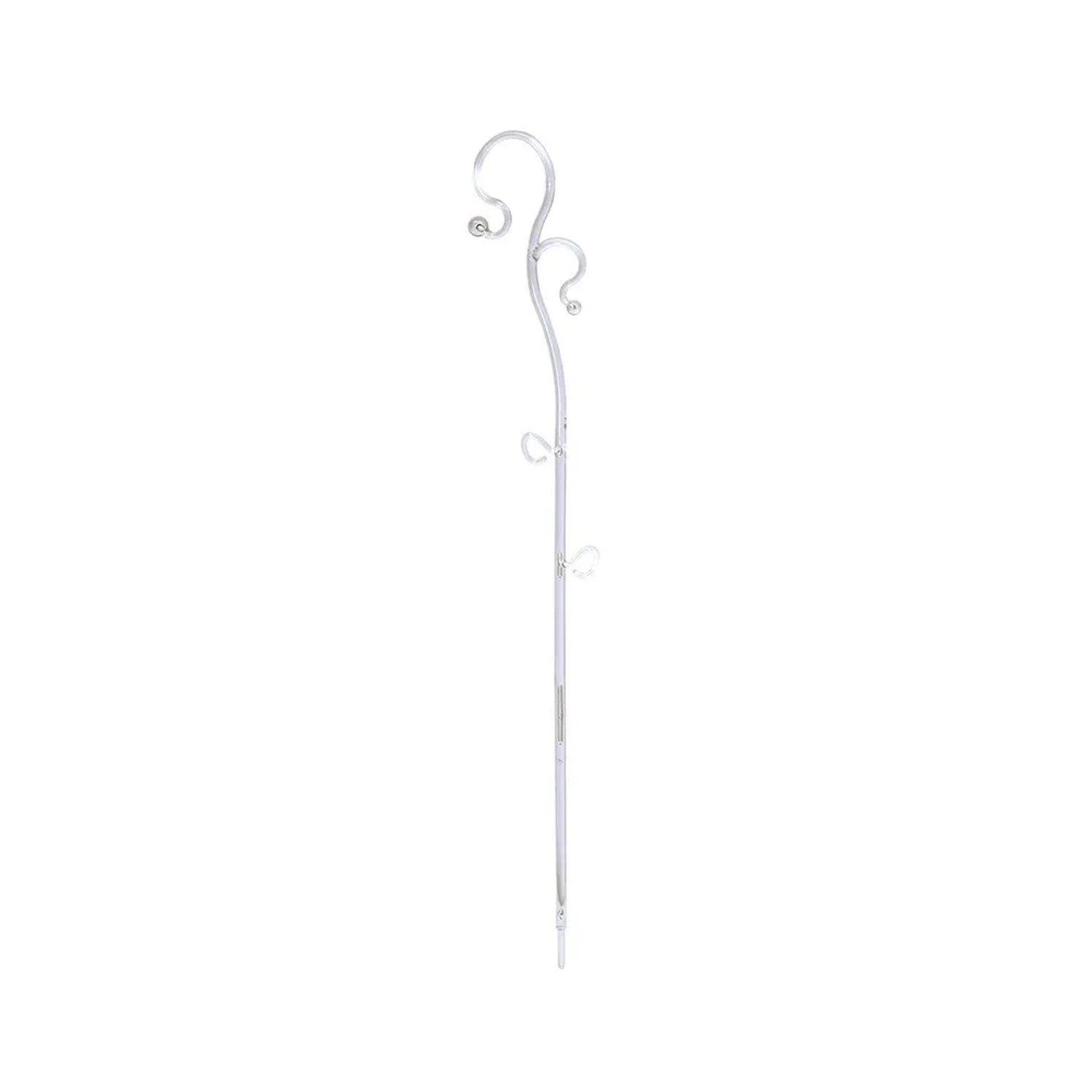 Prosperplast Podpěra na orchidej DECOR, bílá transparentní, 39 cm