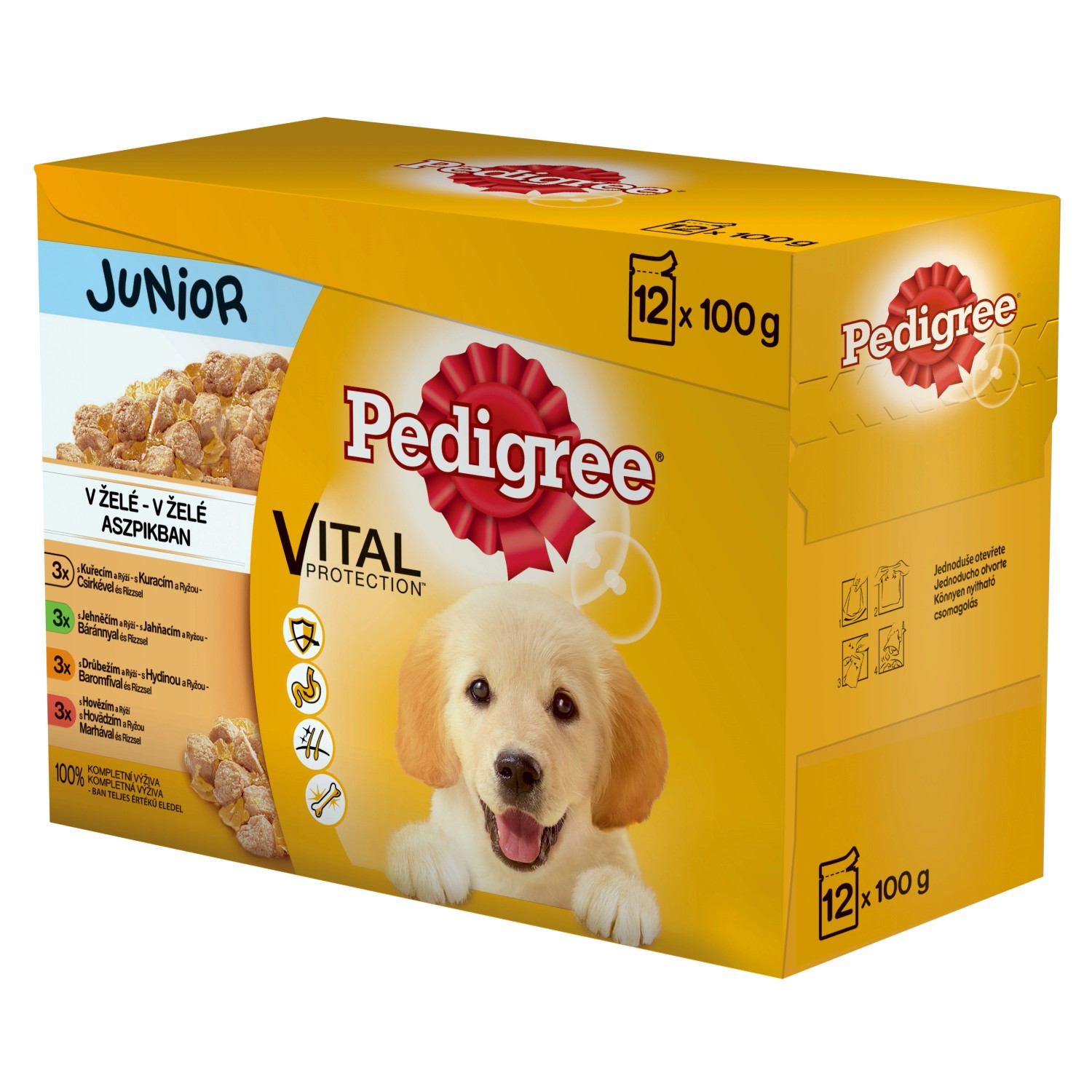 Pedigree Kapsičky pro psy JUNIOR v želé 12 x 100 g