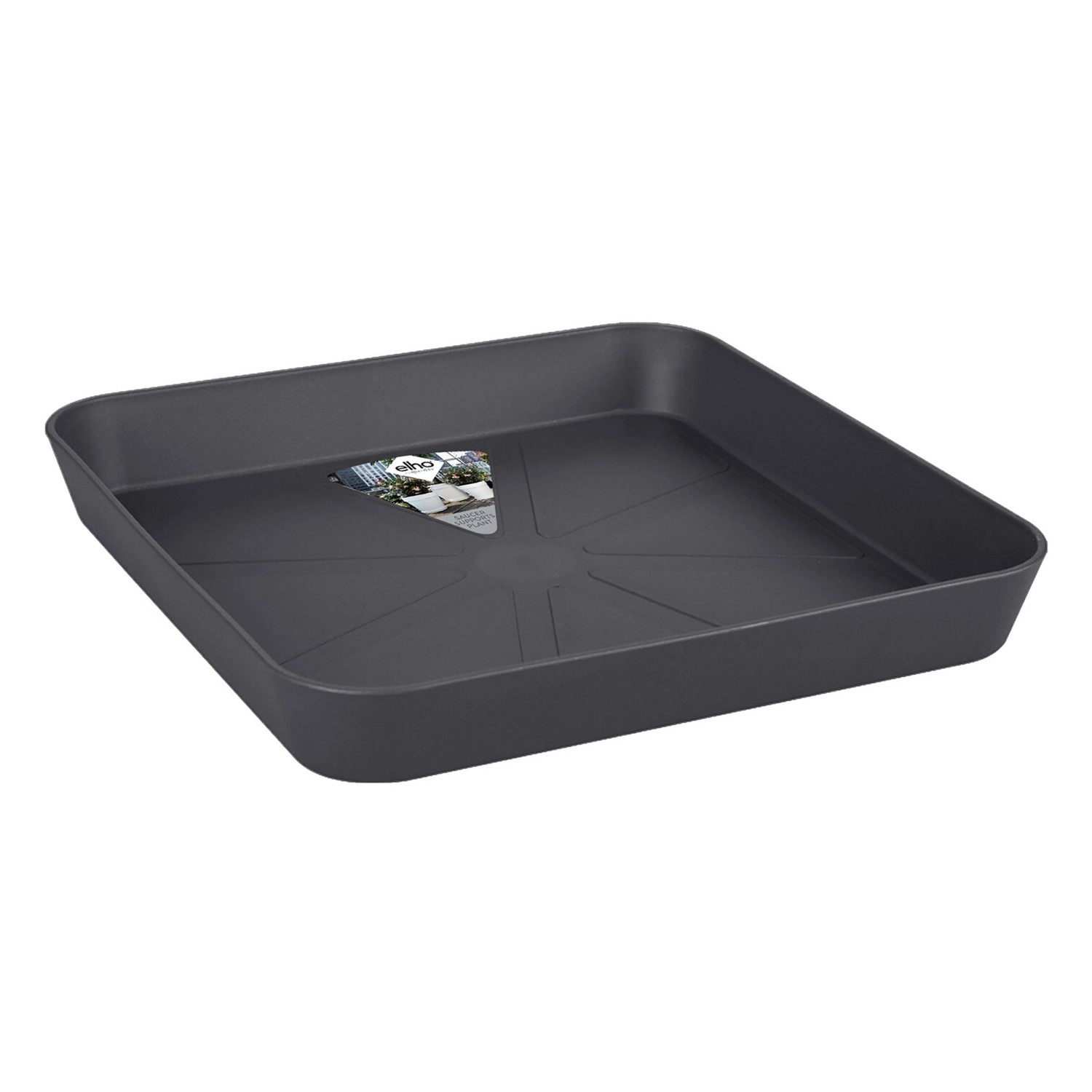 Elho Podmiska Loft Urban Square antracitová 28 x 4 x 28 cm