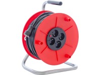 Munos Kabelový buben BASIC 4 x 2P+PE H05VV-F3G1,5, 50 m Munos Kabelový buben BASIC 4 x 2P+PE H05VV-F3G1,5, 50 m