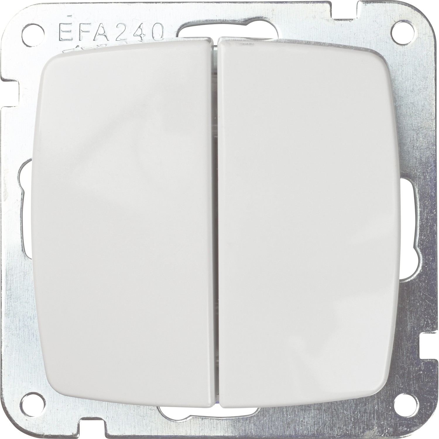 OBI Vypínač Medea neutrální polárně bílý včetně rámečku