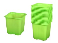 Květináč výsadbový zelený, 15 ks, 8 x 8 cm Květináč výsadbový zelený, 15 ks, 8 x 8 cm