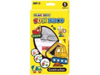 Anděl Přerov Sada 6 barev na sklo 10,5 ml + 6 sklíček Stavební stroje