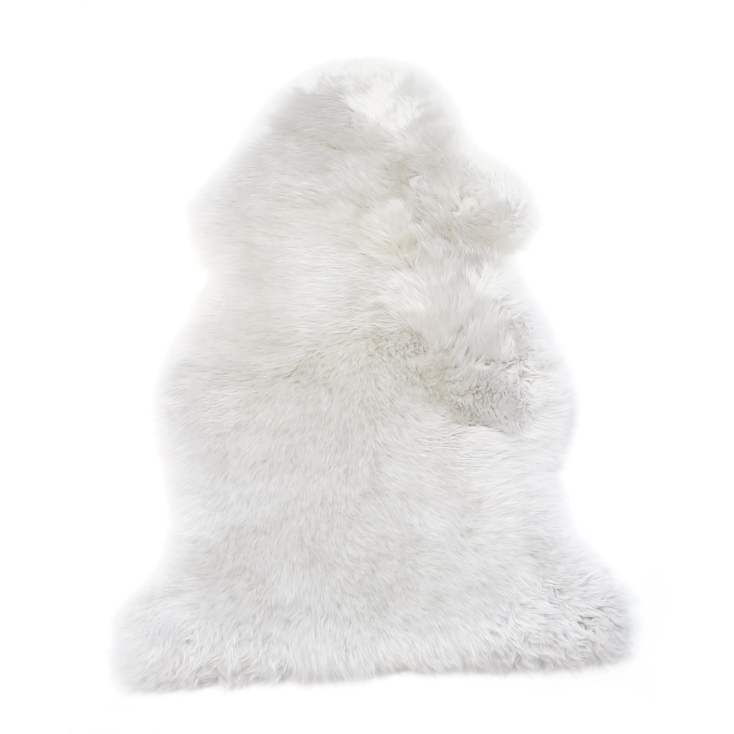 LUANA Pravá ovčí kůže bílá 60 x 85 cm