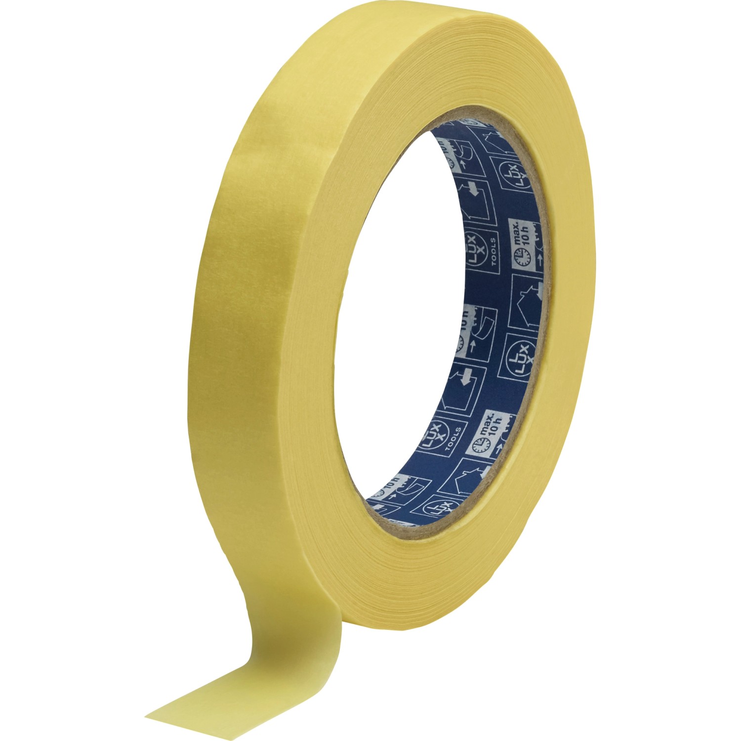 LUX-TOOLS Nízká krepová páska 50 m x 19 mm