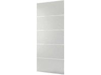 Doorlegro Skleněné posuvné dveře, ESG satinované 4 pruhy, 205 x 90 cm