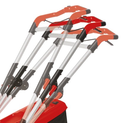 Einhell Power X-Change GE-CM 36/37 Li Solo: Detail nastavitelných řídítek.