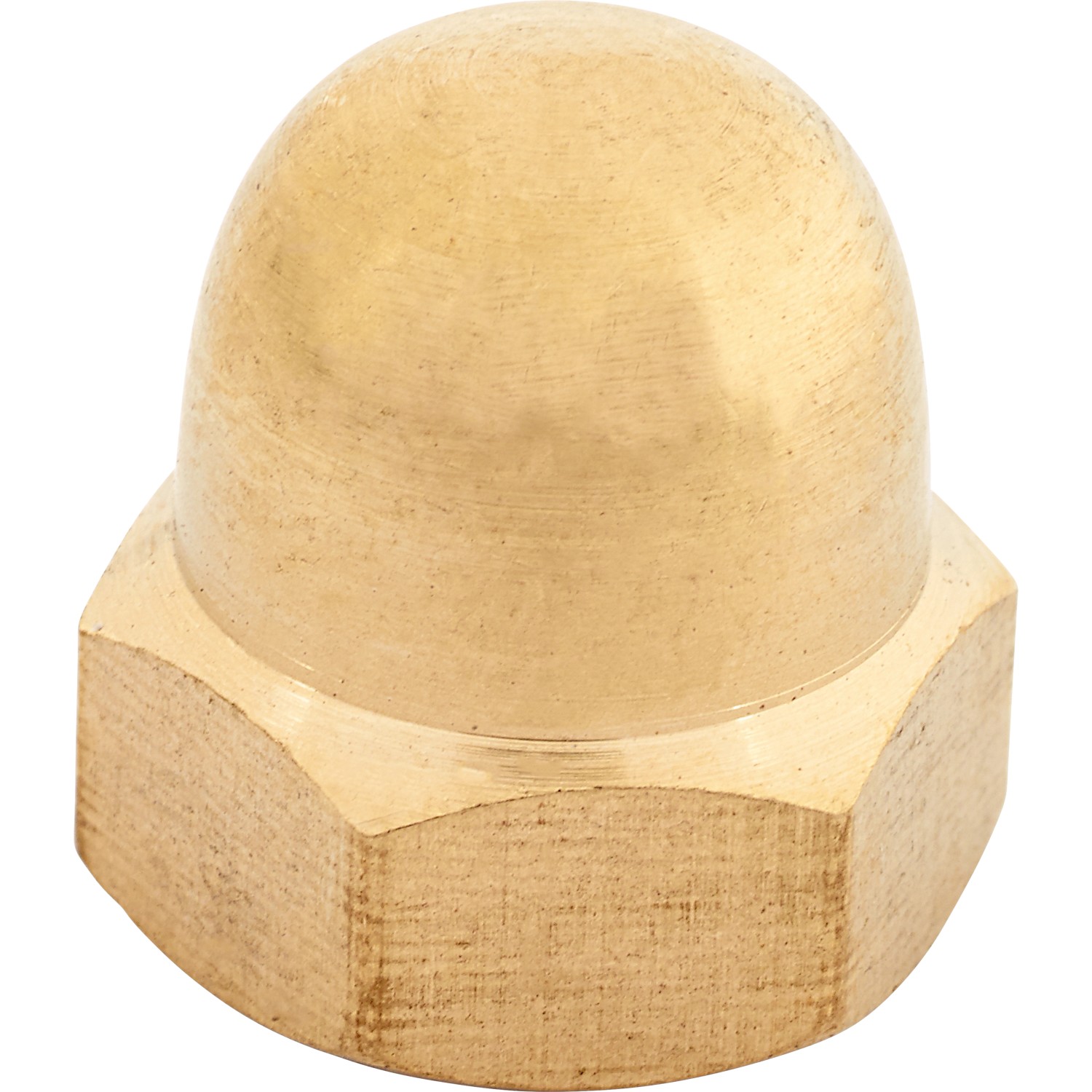 Uzavřená matice M6 mosaz, 8 ks